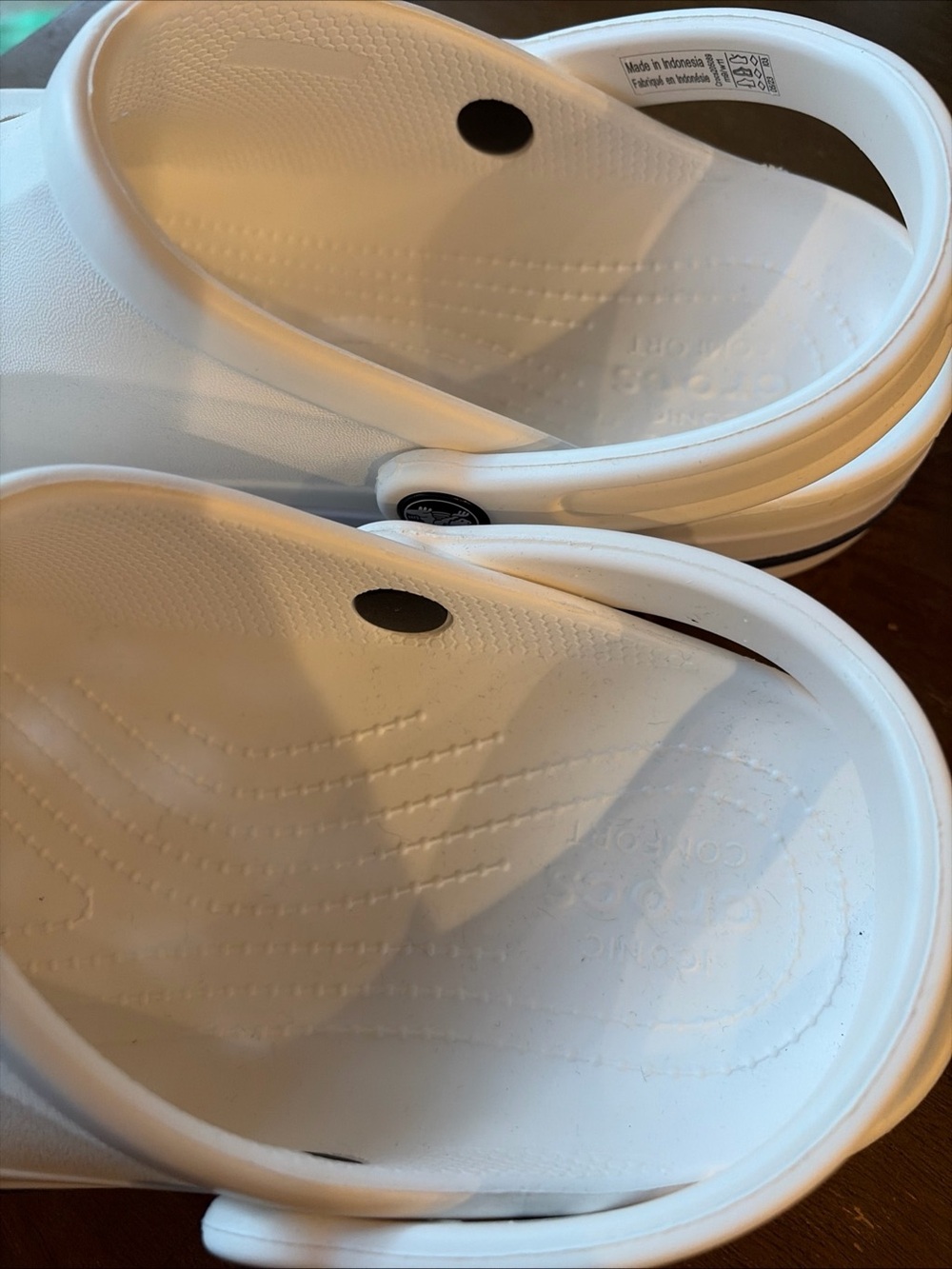 Crocs Classic classic bayaband Sandals nwt new 9 men 11 women white shoes clogs - Picture 6 of 8